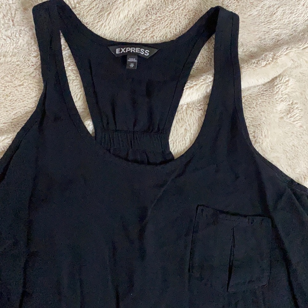 Black Racerback Express Top - Picture 2 of 2